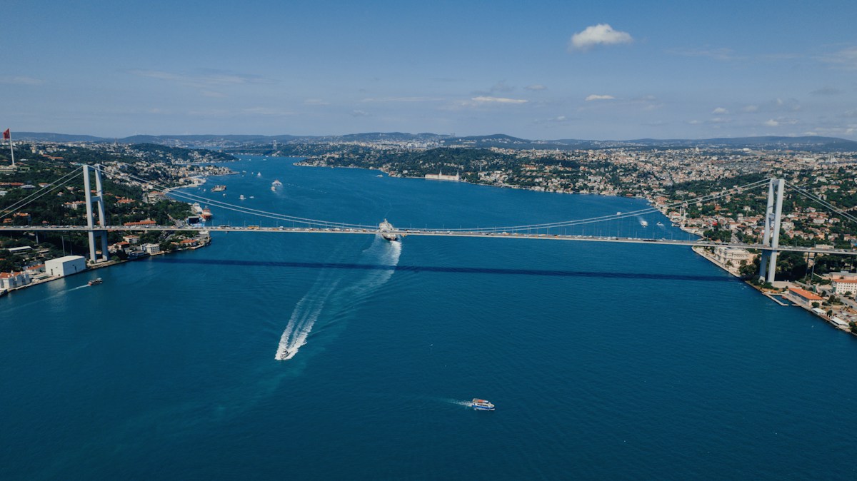 İstanbul Boğazı ve şehrin iki yakası